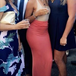 Very cute orange maxi skirt